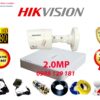Bộ 1 Mắt Camera Hikvision 2M 1080P