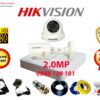 Bộ 2 Mắt Camera Hikvision 2M 1080P