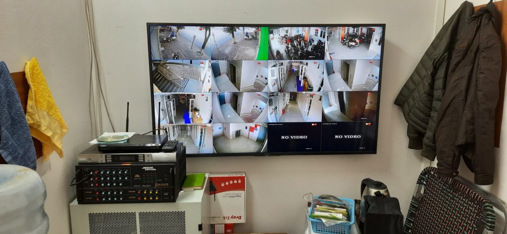 Lắp trọn bộ 14 camera Hikvision 2.0-1080P-tại trường mầm non 147 Nguyễn Thái Học-Ba Đình-Hà Nội