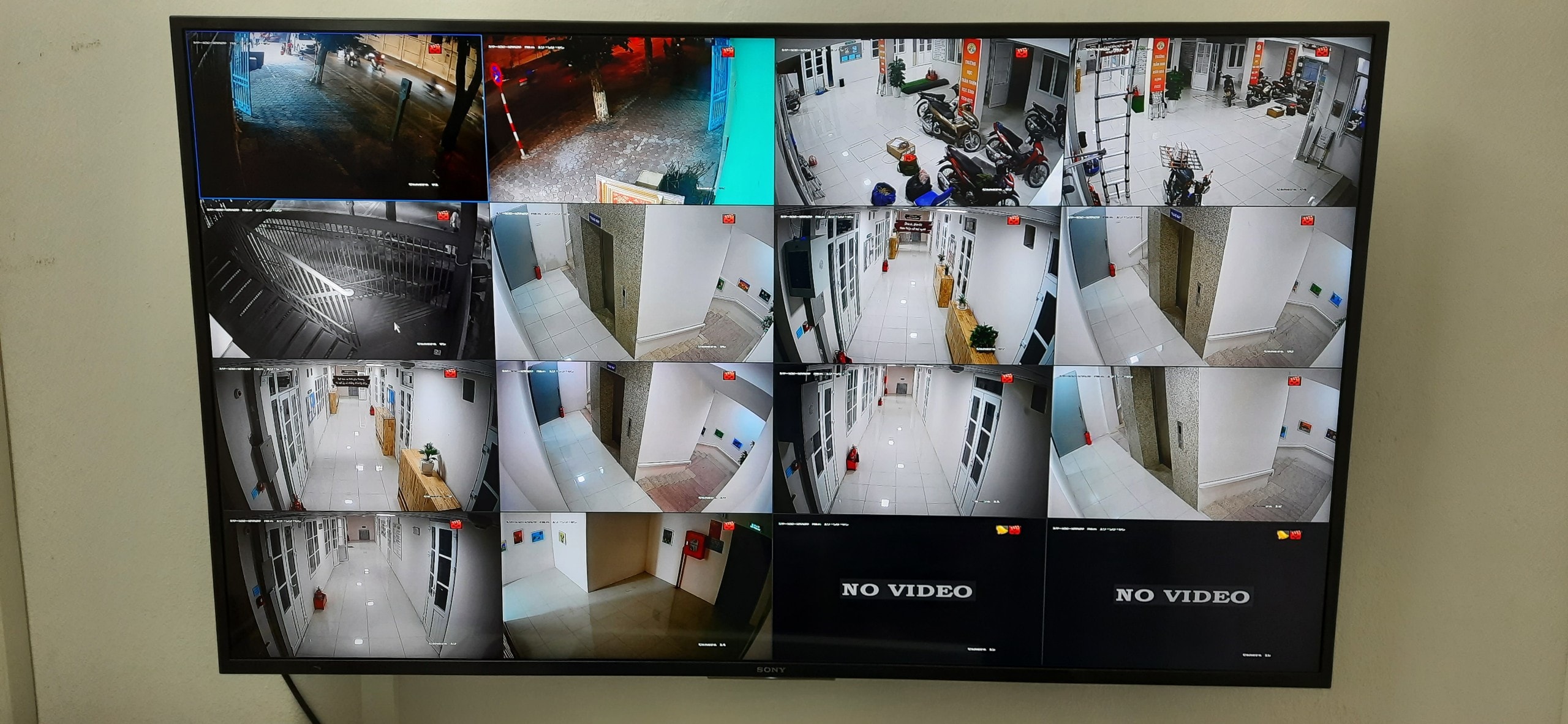 Lắp trọn bộ 14 camera Hikvision 2.0-1080P-tại trường mầm non 147 Nguyễn Thái Học-Ba Đình-HN