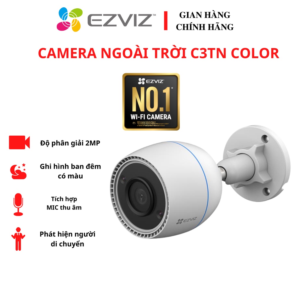 Camera wifi ngoài trời Ezviz C3TN 2.0MP color